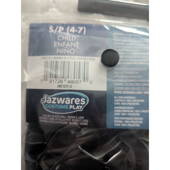 ⚫️ Jazwares STAR WARS Darth Vader Adaptive Costume Size S Child S 4-7 NEW - Picture 10 of 12